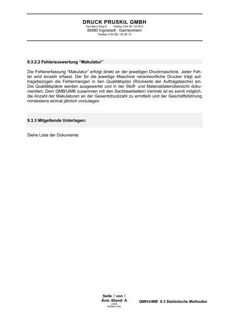 QM-/UM-Handbuch - druck pruskil