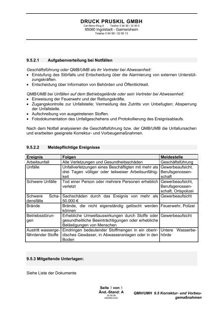 QM-/UM-Handbuch - druck pruskil