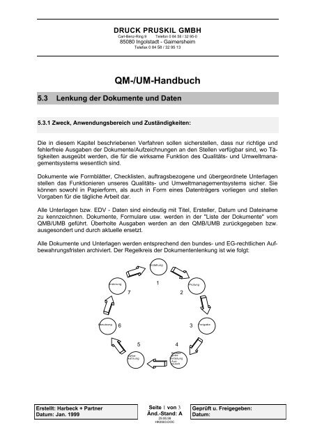 QM-/UM-Handbuch - druck pruskil