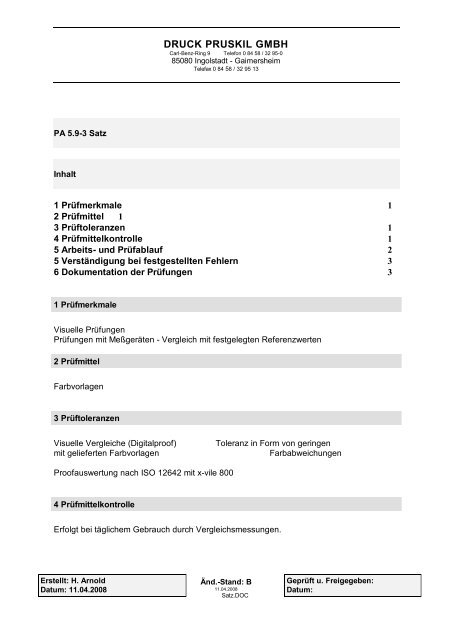 QM-/UM-Handbuch - druck pruskil