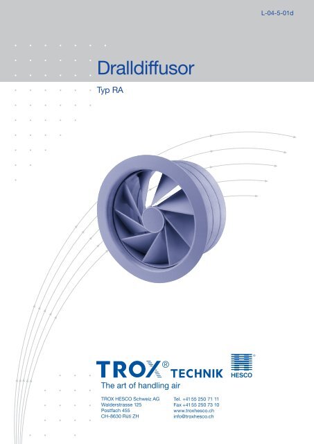 Dralldiffusor - TROX