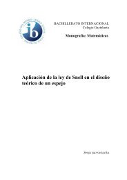 AplicaciÃ³n de la ley de Snell en el diseÃ±o teÃ³rico de un espejo