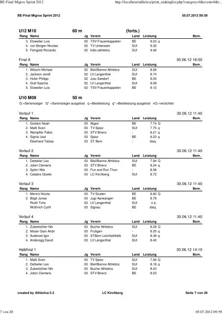 Untitled - Swiss Athletics Sprint