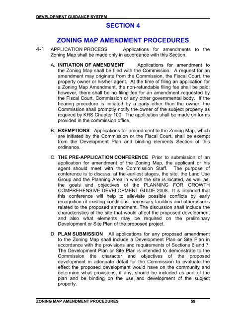 Development Guidance System Ordinance, 2009 - Hardin County ...