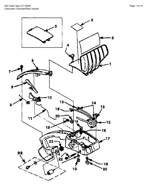 Homelite 240 UT 10646 Barrett Small Engine