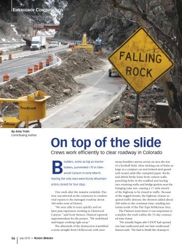 56_Colo. Rockslide 0710RB.pdf - Roads & Bridges