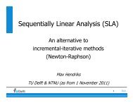 Sequentially Linear Analysis (SLA)