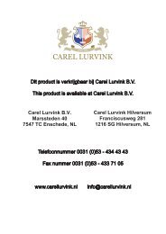 Download veiligheidsblad - Carel Lurvink