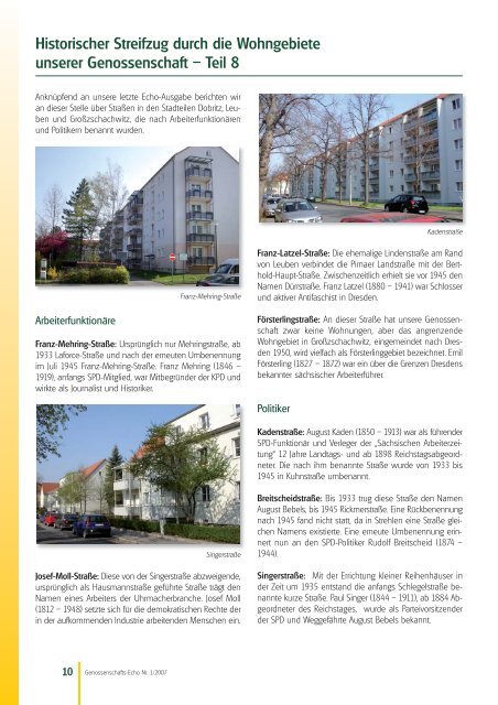Wohnungsgenossenschaft Aufbau Dresden eG