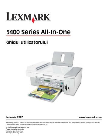 Ghidul utilizatorului - Lexmark