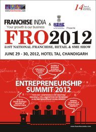 Conference Brochure - Chandigarh - Franchise India