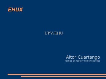UPV/EHU Aitor Cuartango - EHUtb