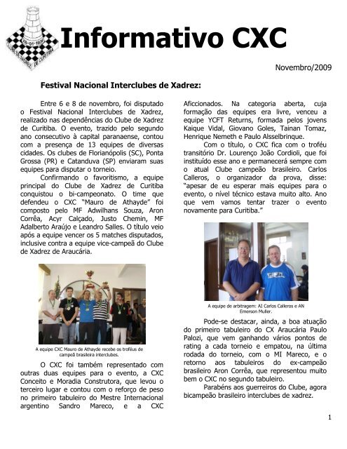 Curitiba recebe Mestres Internacionais de xadrez - Bem Paraná