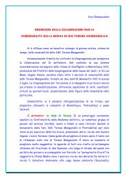 Cronache delle Celebrazioni per la Venerabilità della Serva di Dio ...