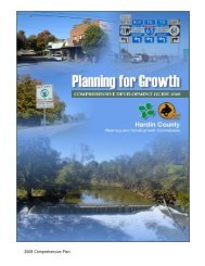2008 Comprehensive Plan - Hardin County Government