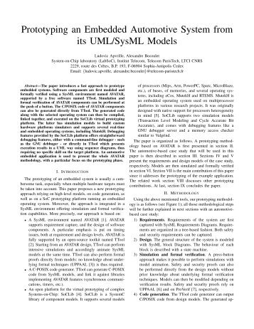 3C.1 Prototyping an Embedded Automotive System from