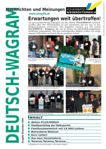 No 12/2004 (pdf laden) - Volkspartei Deutsch-Wagram