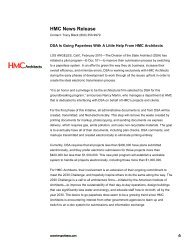 HMC News Release - HMC Architects