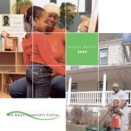 annual report - New Jersey Community Capital