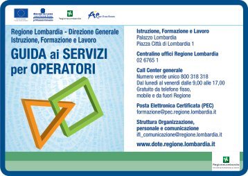 GUIDA ai SERVIZI per OPERATORI - Lombardia Mobile - Regione ...