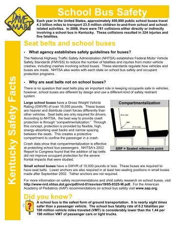 School Bus Safety Kentucky Safety Facts