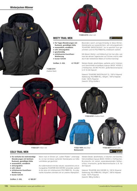 Jack Wolfskin Katalog 2012