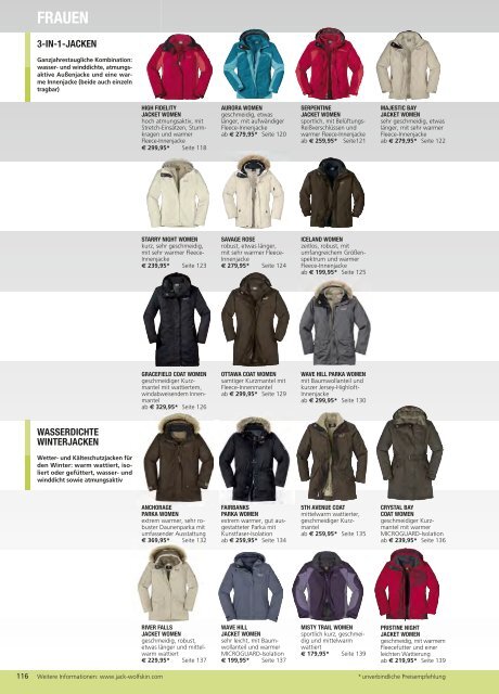 Jack Wolfskin Katalog 2012