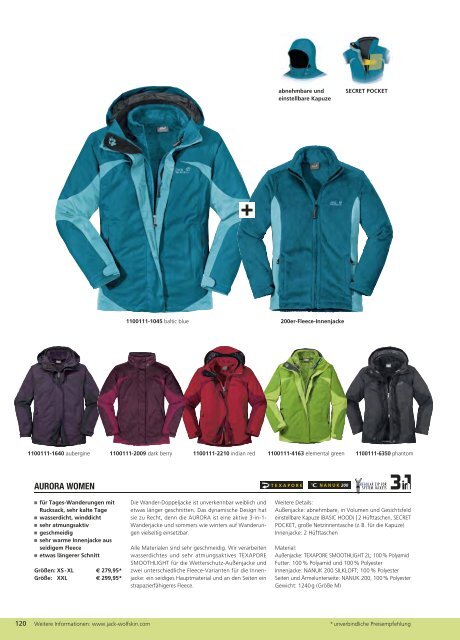 Jack Wolfskin Katalog 2012