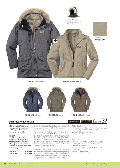 Jack Wolfskin Katalog 2012