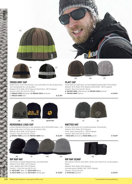 Jack Wolfskin Katalog 2012