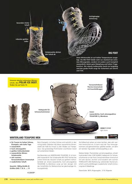 Jack Wolfskin Katalog 2012