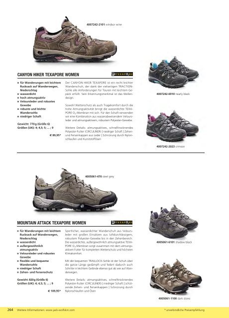 Jack Wolfskin Katalog 2012