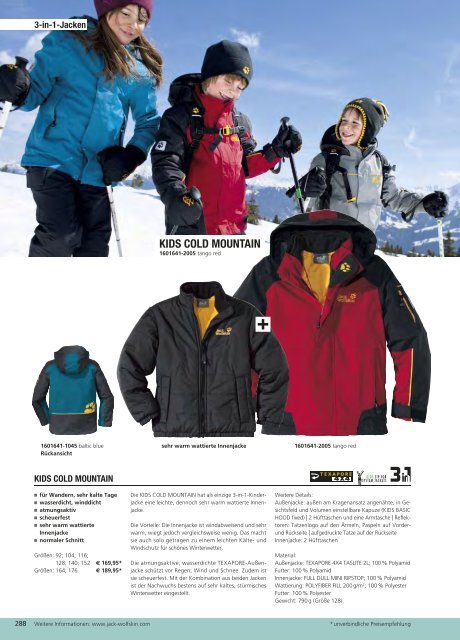 Jack Wolfskin Katalog 2012