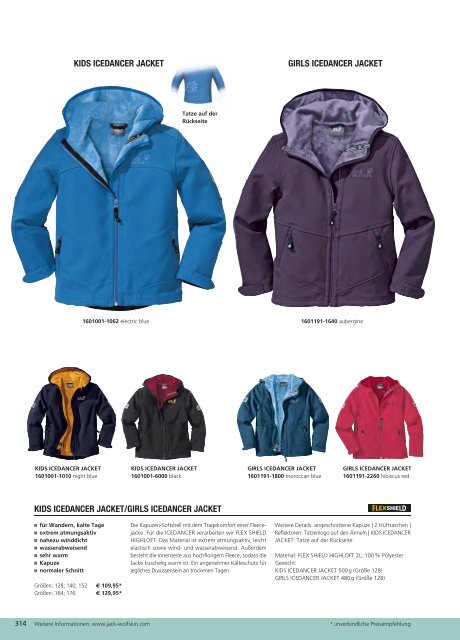 Jack Wolfskin Katalog 2012