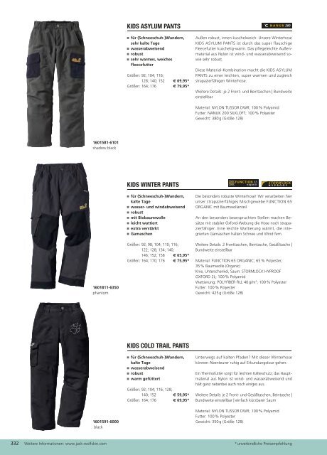 Jack Wolfskin Katalog 2012