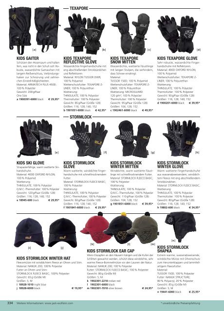 Jack Wolfskin Katalog 2012