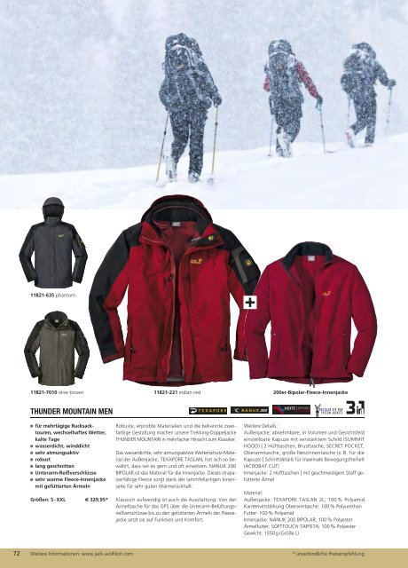 Jack Wolfskin Katalog 2012