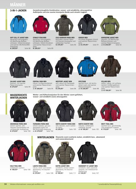 Jack Wolfskin Katalog 2012