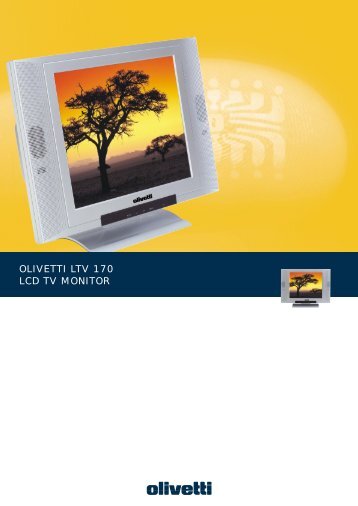 OLIVETTI LTV 170 LCD TV MONITOR - SEQ Olivetti