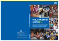 IOM Thailand Migration Report 2011 - United Nations in Thailand