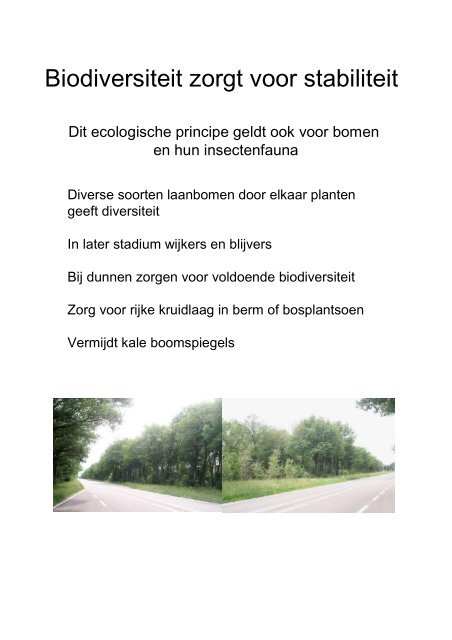 Bomen als leefruimte van nuttige insecten, Henk Vlug - Nationale ...