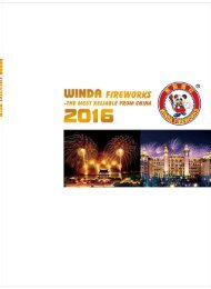 2016 Winda Fireworks Catalog from Red Apple® Fireworks