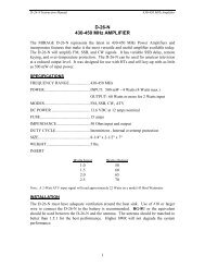 430-450 MHz Amplifier - N0TRQ.com