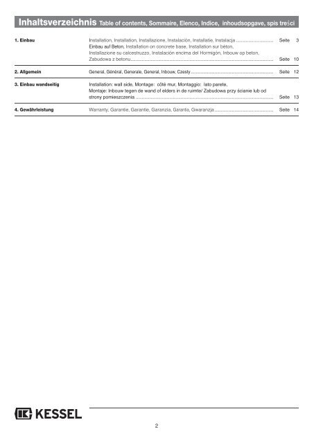 KESSEL-Duschrinne Linearis Basic