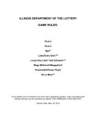 View Lotto Rules - Illinois Lottery