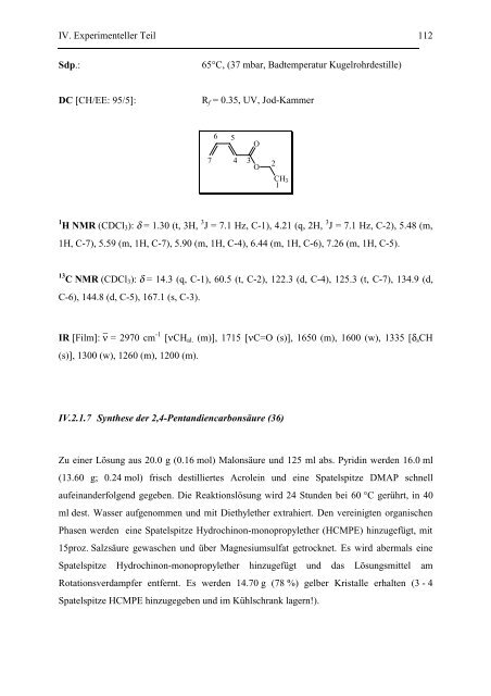 Versuche zur Synthese von Fagomin-Analoga