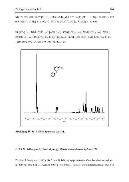 Versuche zur Synthese von Fagomin-Analoga