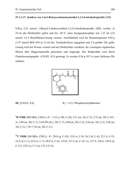 Versuche zur Synthese von Fagomin-Analoga