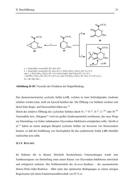 Versuche zur Synthese von Fagomin-Analoga