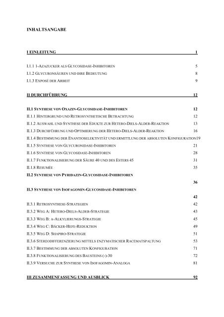 Versuche zur Synthese von Fagomin-Analoga